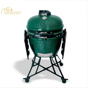 MCD-Kamado 24inch commercial ceramic charcoal bbq grill and smoker smokeless indoor stove top bbq grill