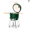 Essential for DIY BBQ Restaurants: MCD 18-inch Kamado Ceramic Table Top Grill for Outdoor Kitchens