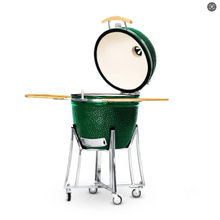 Essential for DIY BBQ Restaurants: MCD 18-inch Kamado Ceramic Table Top Grill for Outdoor Kitchens