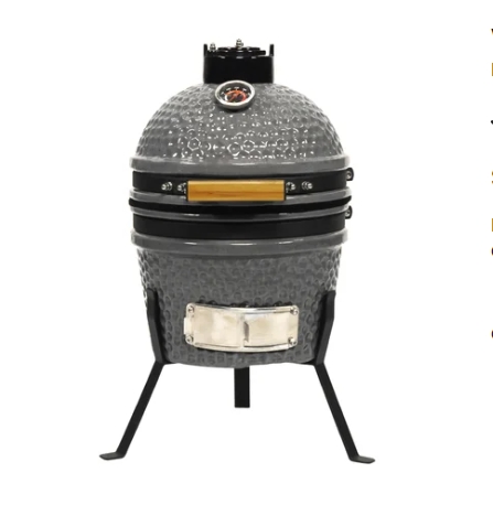 MCD 13inch kitchen bbq grills 3-5 people Kamado outdoor ceramic portable smookless bbq grill