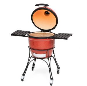 MCD 22inch outdoor garden kitchen mobile bbq grill Kamado ceramic argentinian bbq grill
