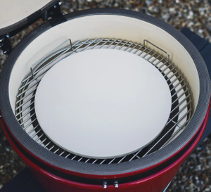 Round Ceramic Pizza Stone for Kamado BBQ Grills MCD Factory Direct Supply Factory-Priced for Professional & Home Grilling