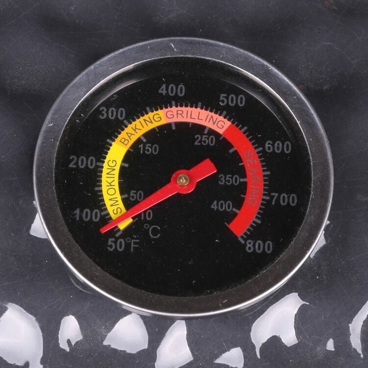 MCD Kamado High-Quality BBQ Thermometer - Large Stainless Steel, Waterproof for Cooking Use