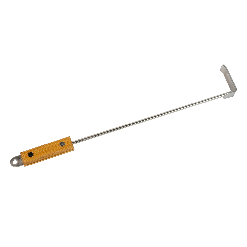 MCD Kamado Grill Charcoal Smoker Accessories: Stainless Steel Ash Cleaner & Cast Iron Ash Tool