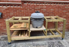 MCD 22inch commercial smokeless bbq grill Kamado outdoor trolley grilling baking bbq kitchen
