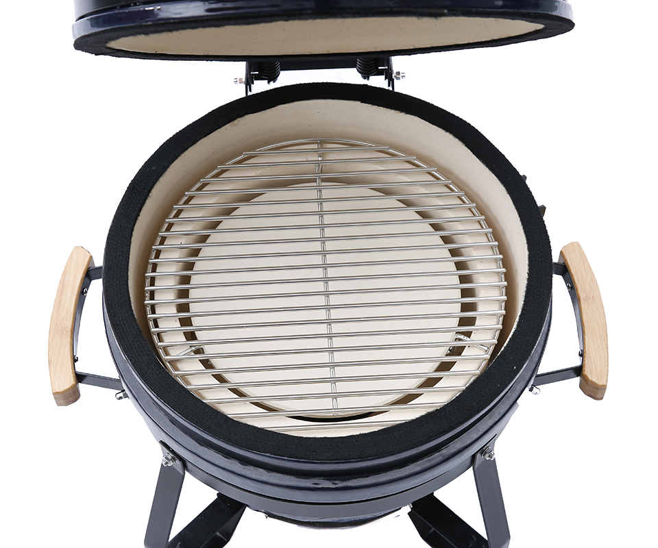 15inch MCD skewers stainless steel bbq grills Kamado ceramic outdoor high quality charcaol bbq grill cart