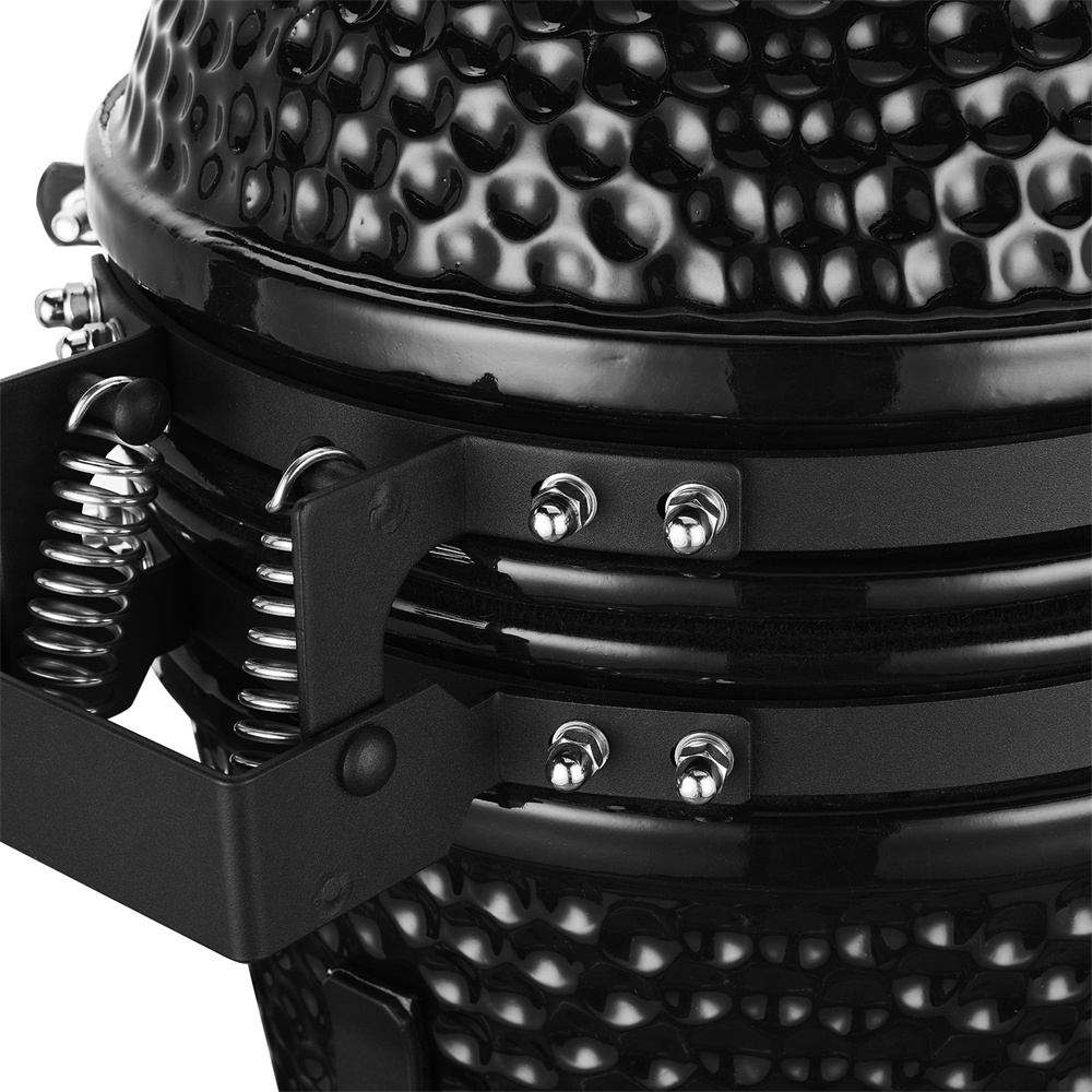 MCD 12inch reliable supplier Kamado ceramic charcoal trolley bbq grill rotisserie outdoor kitchen