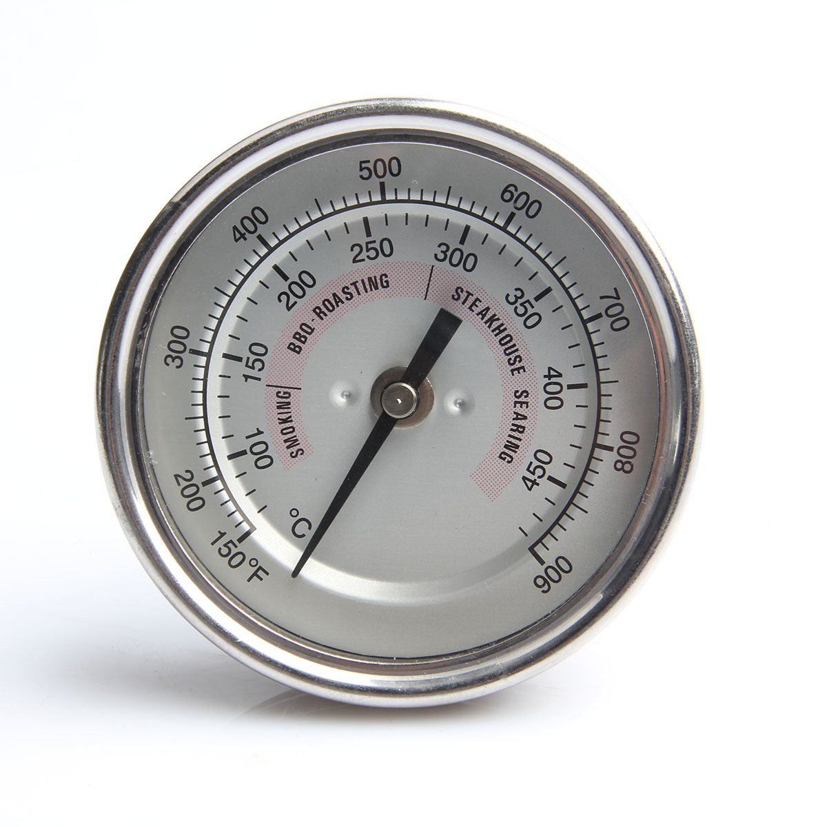 MCD Kamado BBQ Grill Thermometer Large Face Waterproof Temperature Gauge Food Grade Cooking Thermometer