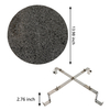 MCD Kamado Lava Heat-Retaining Stone: Versatile for Cooking Pizza, Meats, Seafood and Veggies