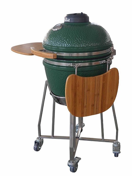 MCD 18inch grill smoker bbq Kamado egg ceramic and stainless steel bbq grill rotisserie chicken