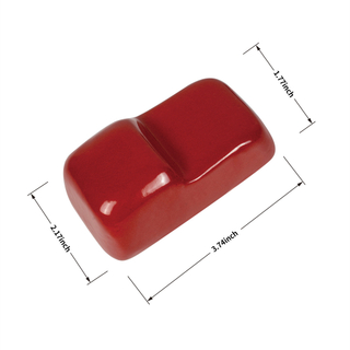 MCD Kamado Ceramic Grill Accessories: Three Sets of Bright Red Special Ceramic Base Feet for Outdoor Garden Kitchen BBQ