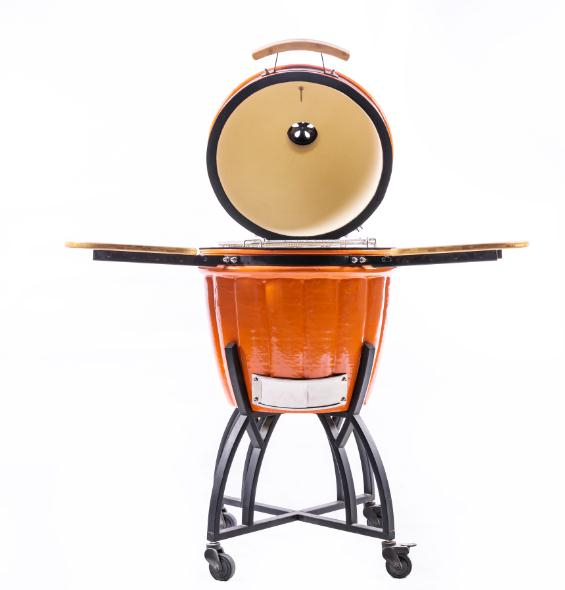 MCD Outdoor-Ready Ceramic BBQ 22" Custom Kamado Grill, Perfect for Camping & Tailored Gatherings