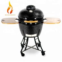 MCD-Kamado 24inch ceramic stainless stell smoker authentic brazilian bbq grill and smoker pizza barbecue
