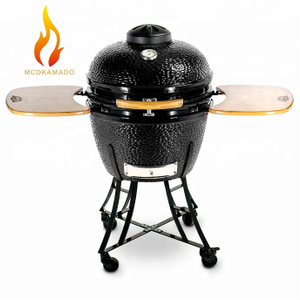 MCD-Kamado 24inch ceramic stainless stell smoker authentic brazilian bbq grill and smoker pizza barbecue