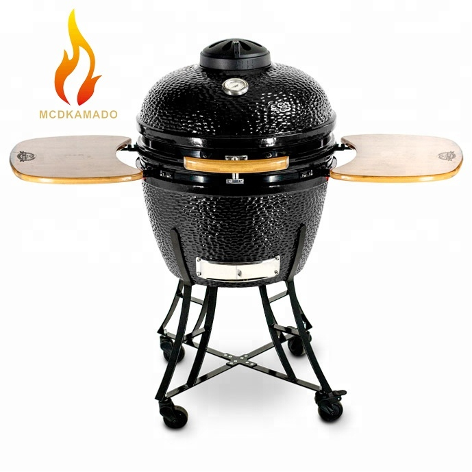 MCD-Kamado 24inch ceramic stainless stell smoker authentic brazilian bbq grill and smoker pizza barbecue