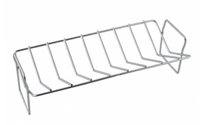 V-Type Stainless Steel BBQ Rib Rack Roast Chicken Rack, Compatible with MCD Kamado Grill, Manufacturer Supply
