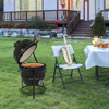 MCD 13inch commercial outdoor bbq grill table Kamado indoor egg charcoal bbq grilling smokeless
