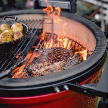 MCD 22inch portable smokeless bbq grill brazilian charcoal bbq grill Kamado ceramic outdoor gaeden babecue grills