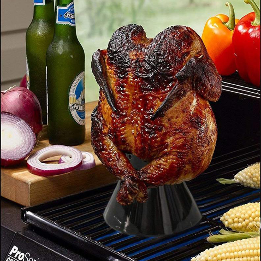 Chicken Roasting Rack & Holder: Expertly Crafted for Kamado Ceramic Grills – Premium Quality for Perfect Roasts