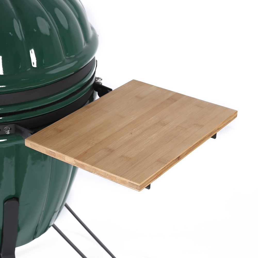 All-in-One Outdoor Barbeque 22-inch MCD Courtyard Kamado Ceramic Grill, Adjustable Trolley – Grills, Smokes & Bakes with Ease