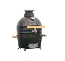 MCD 16inch bbq outside grill portable stainless steel bbq grill Kamado wholesale ceramic smokeless gril