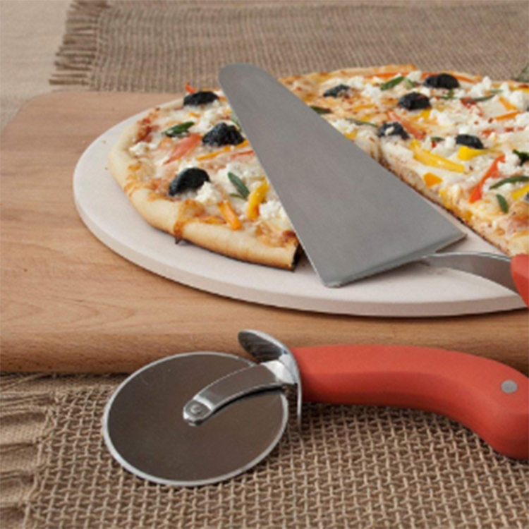 Round Ceramic Pizza Stone for Kamado BBQ Grills MCD Factory Direct Supply Factory-Priced for Professional & Home Grilling
