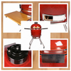 MCD 22inch charcoal bbq grill with four legs and Kamado accesory bbq expanded metal for bbq grill mesh 