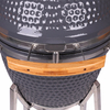 MCD 18inch kitchen mobile bbq grill trailer bbq grill Kamado charcoal indoor outdoor babecue oven