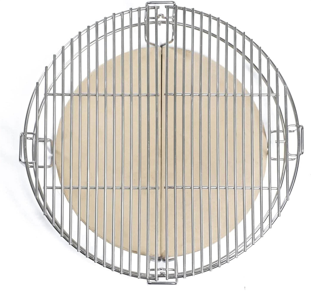 3-Tier Divided System Cooking Grate with Stainless Steel Flexible Grid: Must-Have Kamado Grill Accessory