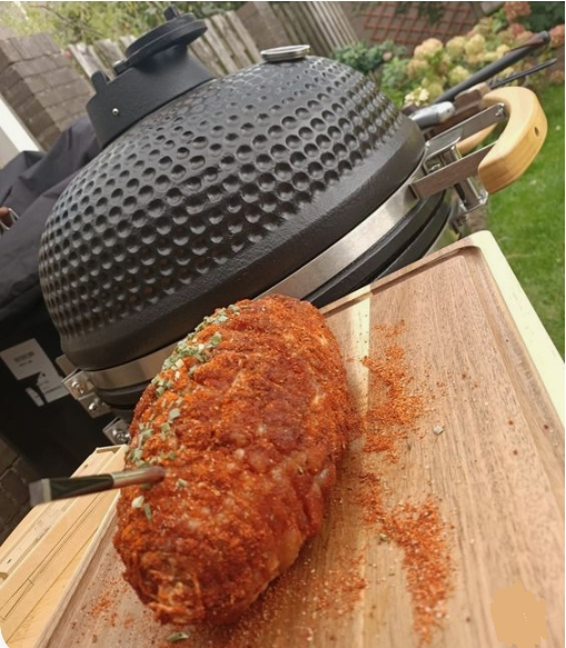 MCD 20inch large bbq grills outdoor kitchen Kamado ceramic and stainless steel wood pellet bbq grills