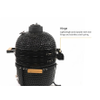 MCD 12inch camping rotisserie chrcol grill Kamado charcoal bbq thermometer grill