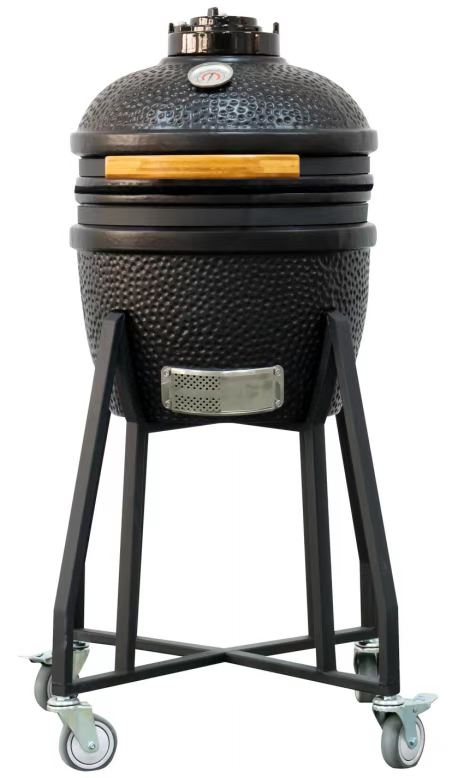 15inch MCD ceramic charcoal grill bbq Kamado outdoor stainless steel shish kebab bbq grill