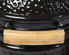 MCD 12inch small charcoal bbq grill Kamado ceramic food cart smokeless tabletop babecue grill