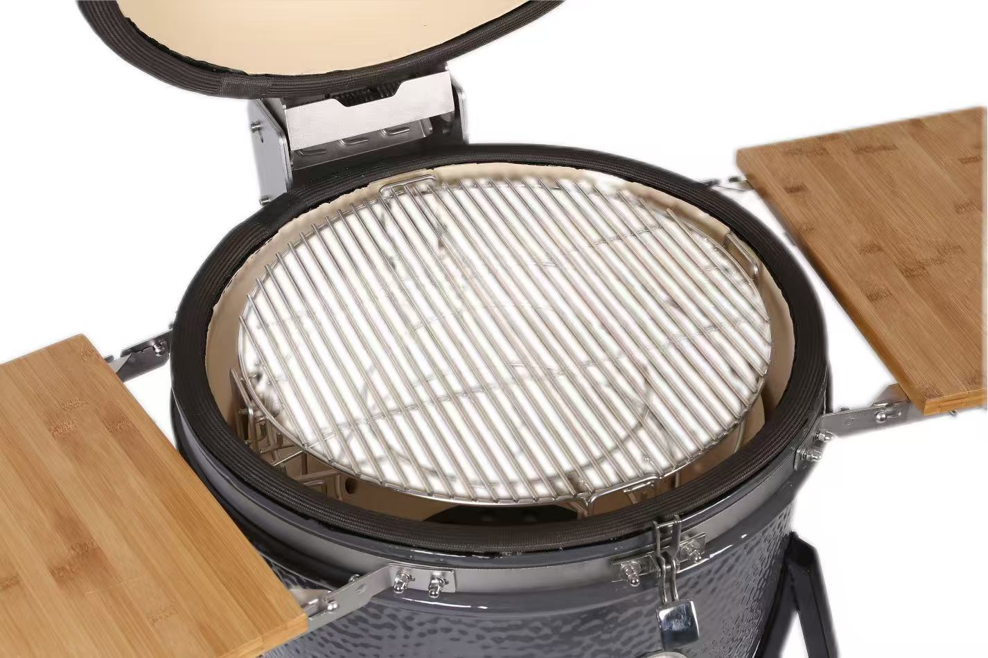 MCD 18inch kitchen mobile bbq grill trailer bbq grill Kamado charcoal indoor outdoor babecue oven