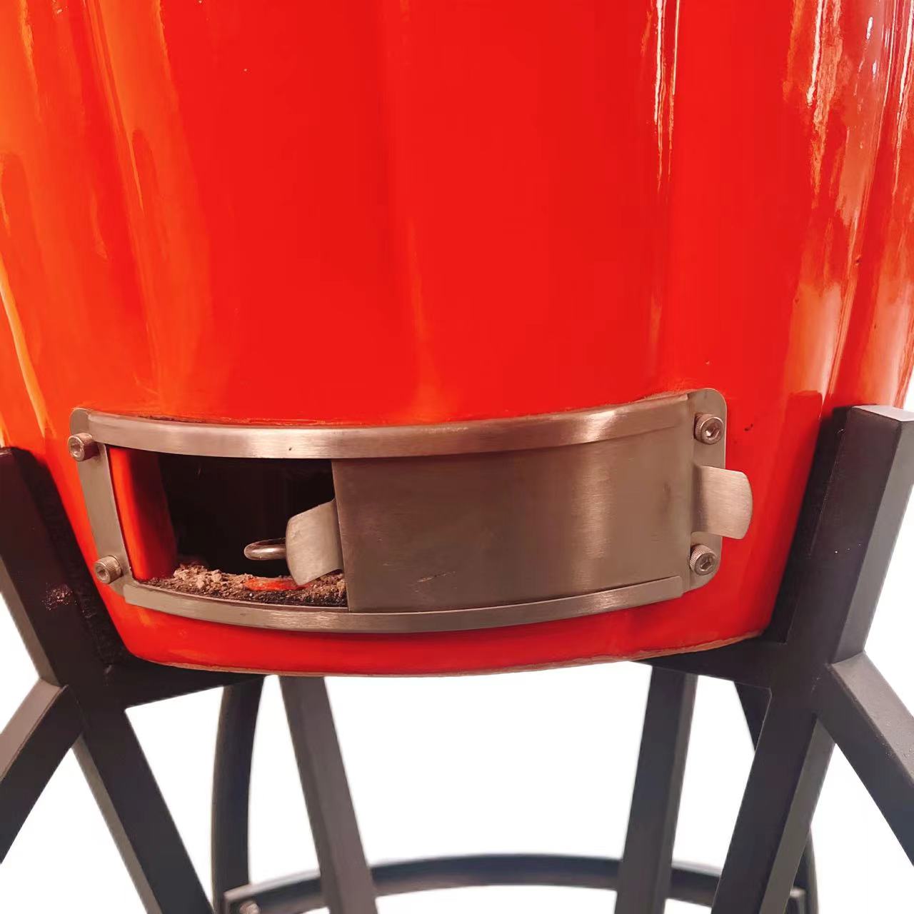 MCD Outdoor-Ready Ceramic BBQ 22" Custom Kamado Grill, Perfect for Camping & Tailored Gatherings