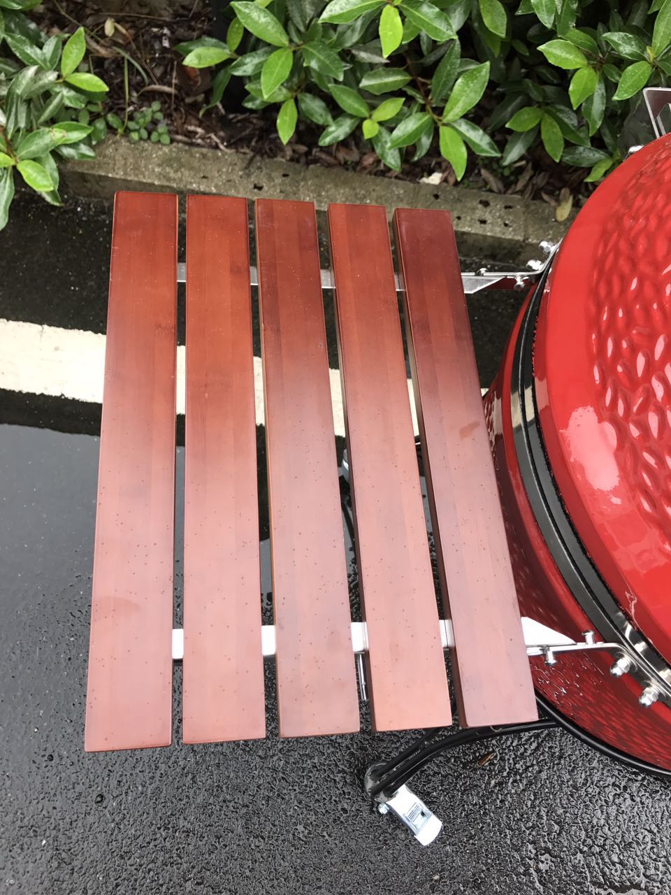 MCD 22inch outdoor garden kitchen mobile bbq grill Kamado ceramic argentinian bbq grill