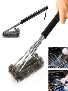 MCD Professional Manufacturer: Stainless Steel Wire Cleaning Brush for Barbecue Grills, Precision-Made, Wholesale Supply