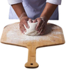Bamboo Pizza Transfer Peel – MCD Kamado Special Accessory, Handle-equipped Wooden Serving Plate for BBQ