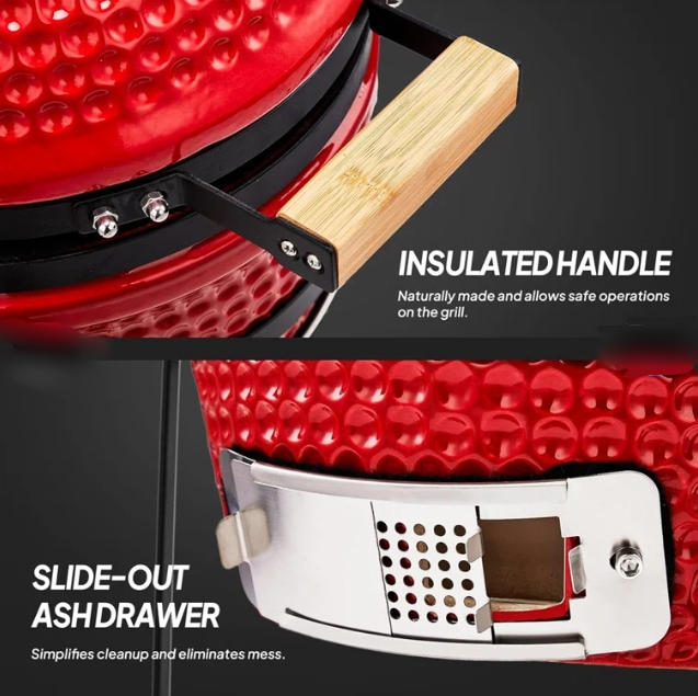 MCD 13inch industrial portable mini bbq grill foldable camping barbecue Kamado professional manufacturer