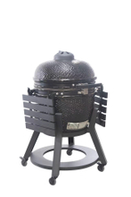 MCD-Kamado 24inch outdoor kitchen bbq smoker grill, charcoal ceramic and cast iron bbq grill