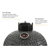MCD 12inch charcoal grill bbq Kamado ceramic home and commercial indoor outdoor garden barbeque oven