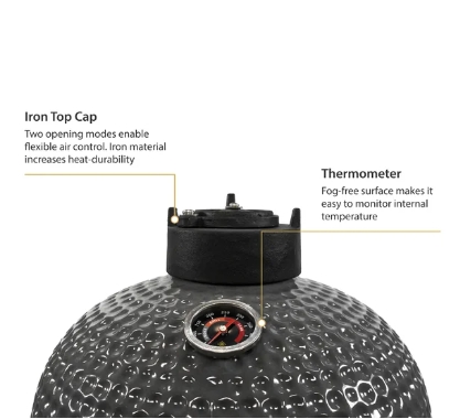 MCD 12inch charcoal grill bbq Kamado ceramic home and commercial indoor outdoor garden barbeque oven