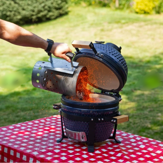 MCD 13inch bbq grill indoor outdoor portable Kamado ceramic charcoal bbq grill 
