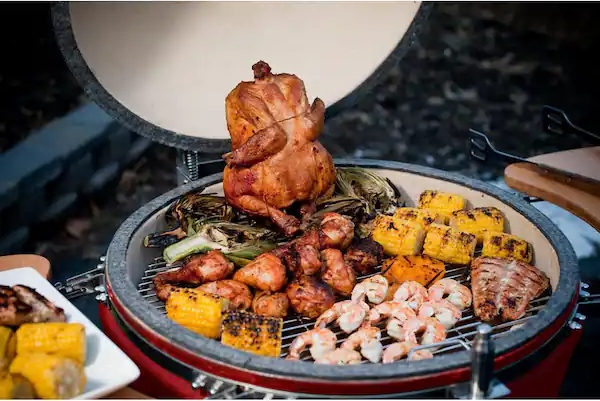 MCD 20inch camping bbq beach babecue Kamado charcoal ceramic bbq grill smoker