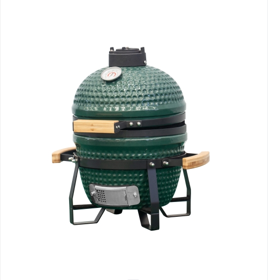 15inch ceramic charcoal bbq grill Kamado smoker trolley bbq grills outdoor garden