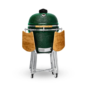Green Kamado MCD OEM Factory Outdoor Grill Ceramic Cooking 