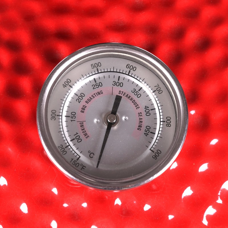 MCD Kamado BBQ Grill Thermometer Large Face Waterproof Temperature Gauge Food Grade Cooking Thermometer