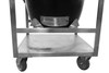 MCD 27inch bbq grills outdoor steel smoker, grill, bbq, Kamado table grills for customer diy bbq restaurants