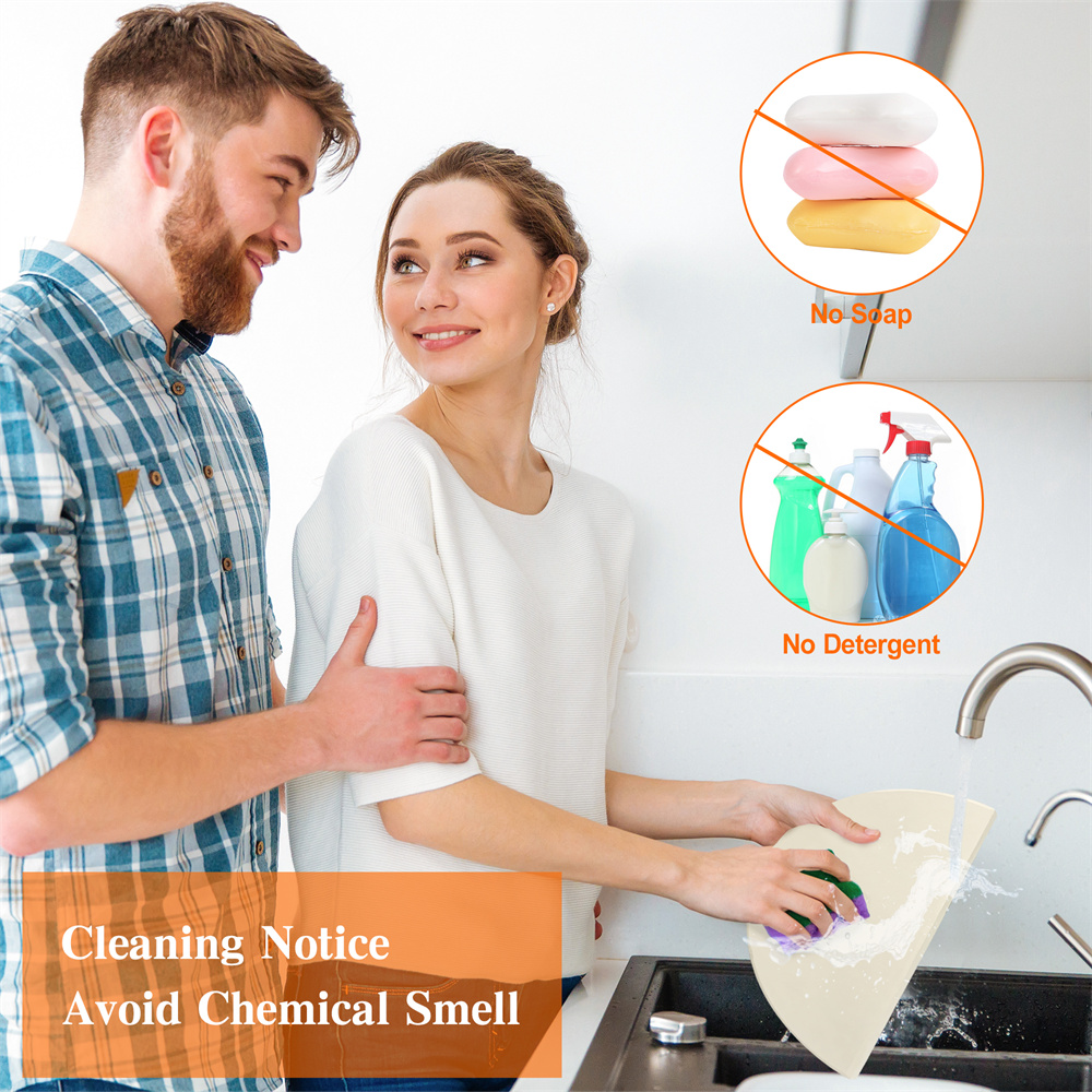 Ceramic Half-Moon Pizza Stone: White, Multifunctional for Outdoor BBQ, Grill & Kamado Accessories